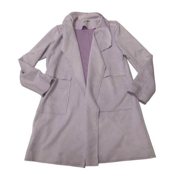 Lavender Microsuede Jacket - Picture 1 of 5
